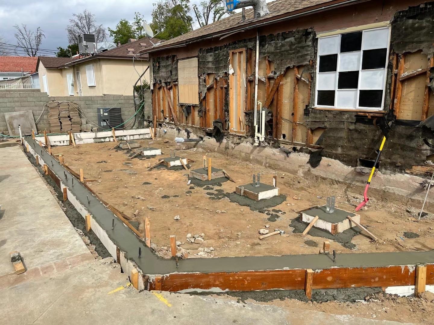 ADU Construction — Foundation & Site Preparation